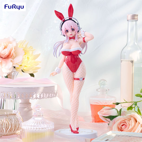 FuRyu Nitroplus Super Sonico BiCute Bunnies Red Color Version Figure